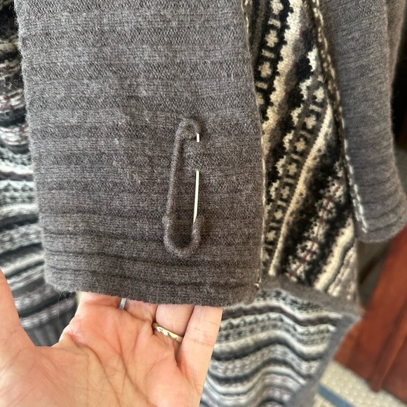 Eddie Bauer | Wool/Cashmere Blend Open Front Drape Cardigan - Picture 6 of 9